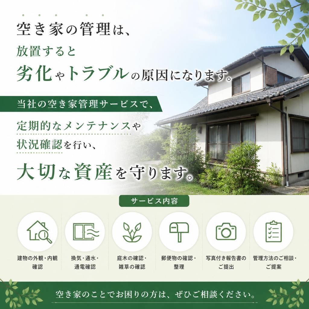 空き家管理の重要性