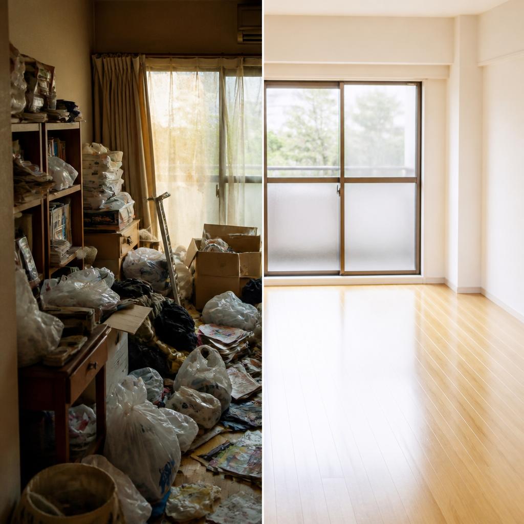 ゴミ屋敷片付けの実績